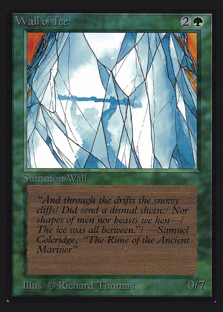 Wall of Ice (CED-225) [Collectors' Edition] MTG Single Wizards of the Coast