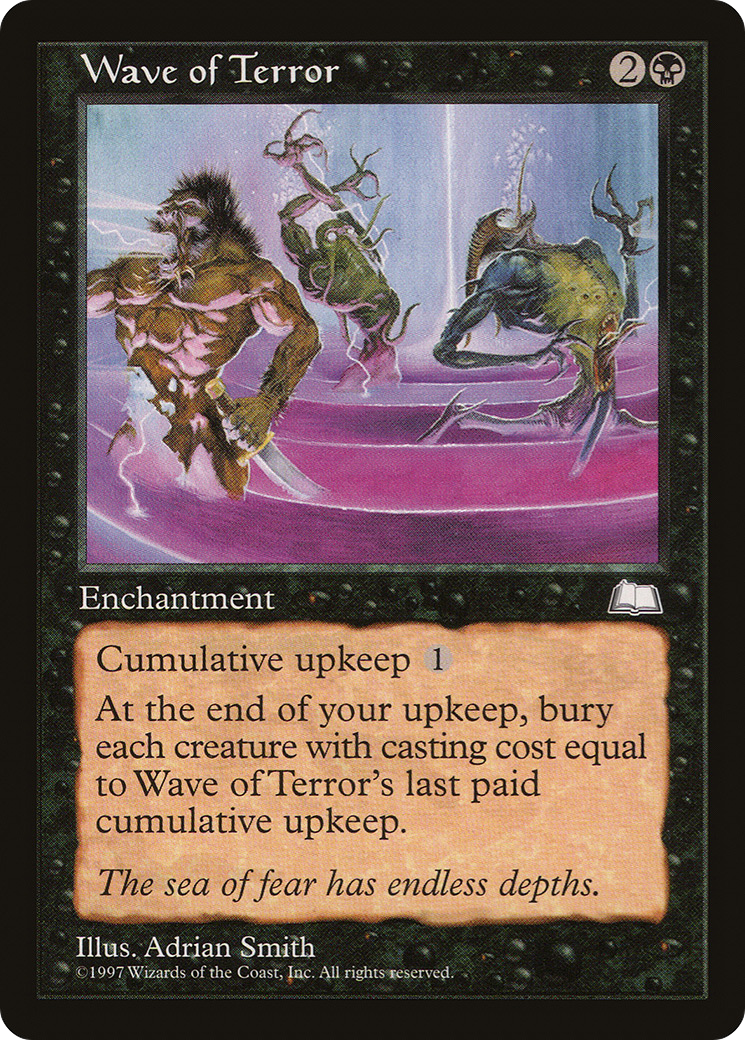 Wave of Terror (WTH-086) [Weatherlight] MTG Single Wizards of the Coast