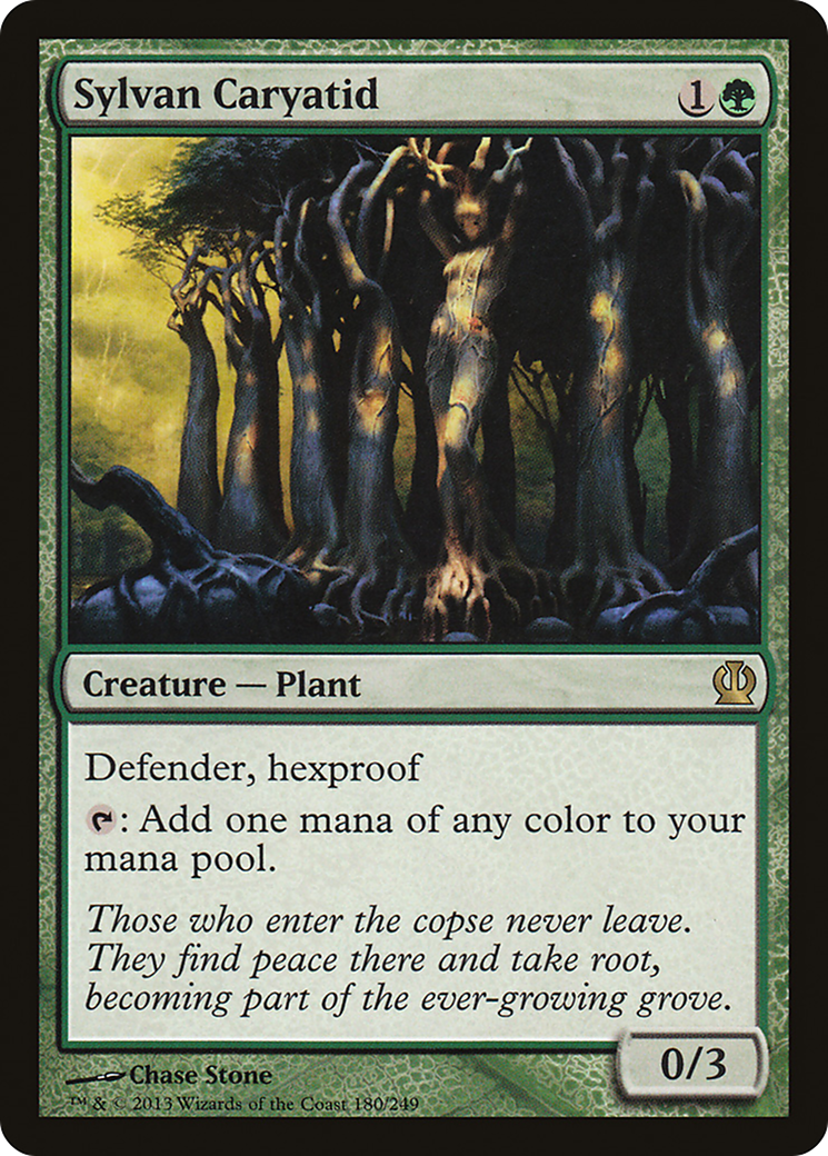 Sylvan Caryatid (THS-180) [Theros] MTG Single Wizards of the Coast