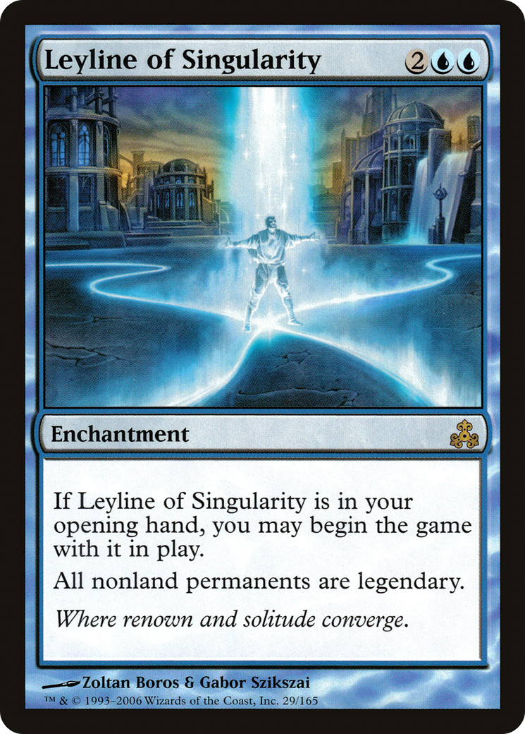 Leyline of Singularity (GPT-029) [Guildpact] MTG Single Wizards of the Coast