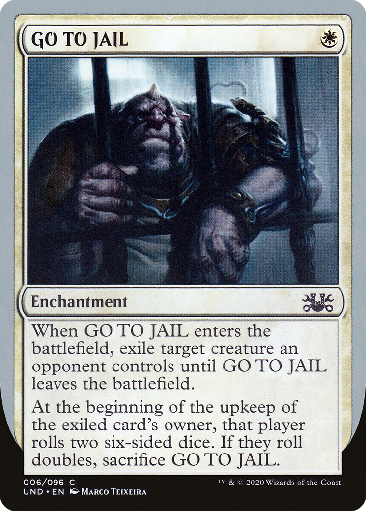GO TO JAIL (UND-006) [Unsanctioned] MTG Single Wizards of the Coast