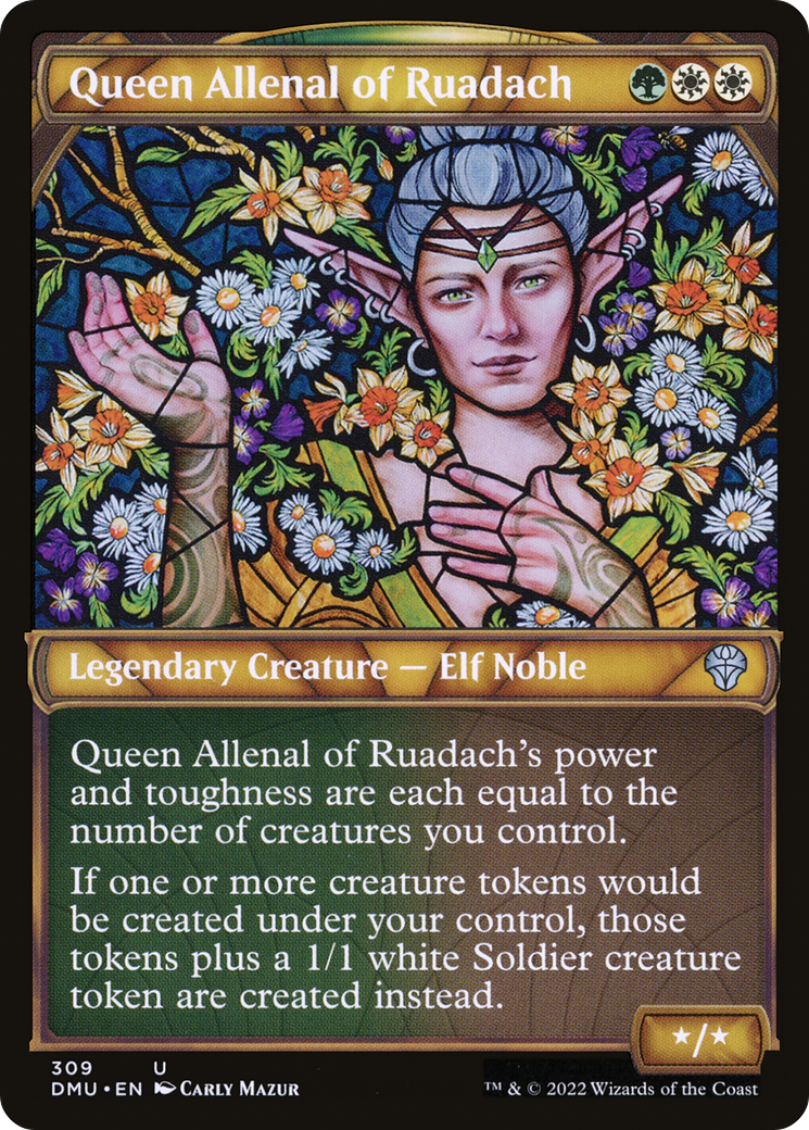 Queen Allenal of Ruadach (DMU-309) [Dominaria United] (Showcase) MTG Single Wizards of the Coast