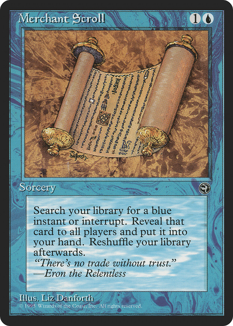 Merchant Scroll (HML-033) [Homelands] MTG Single Wizards of the Coast