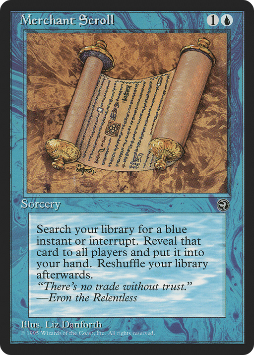 Merchant Scroll (HML-033) [Homelands] MTG Single Wizards of the Coast