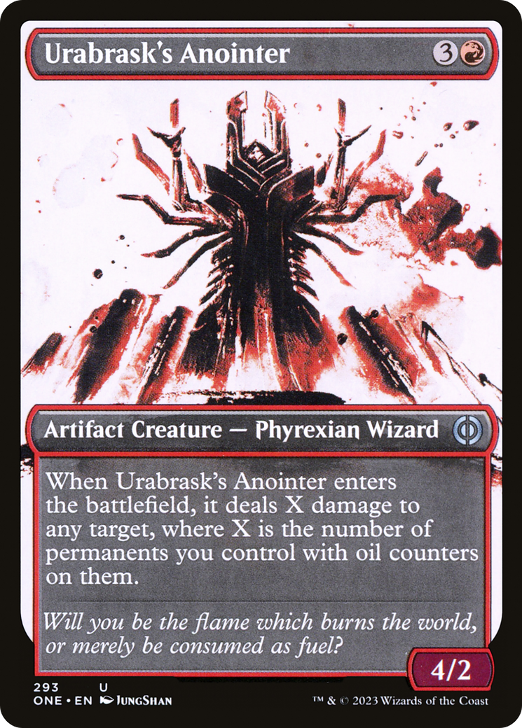 Urabrask's Anointer (ONE-293) [Phyrexia: All Will Be One] (Showcase) Foil MTG Single Wizards of the Coast