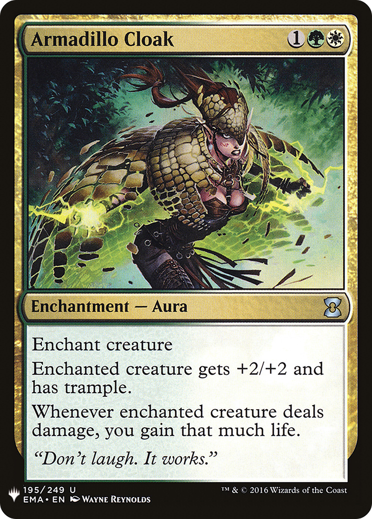 Armadillo Cloak (LIST-195) [Mystery Booster] The List MTG Single Wizards of the Coast