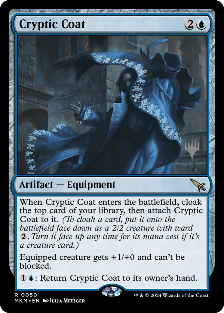 Cryptic Coat (PPMKM-050) [Murders at Karlov Manor Promos] Foil MTG Single Wizards of the Coast