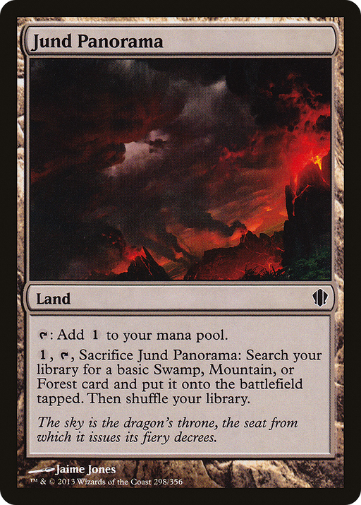 Jund Panorama (C13-298) [Commander 2013] MTG Single Wizards of the Coast