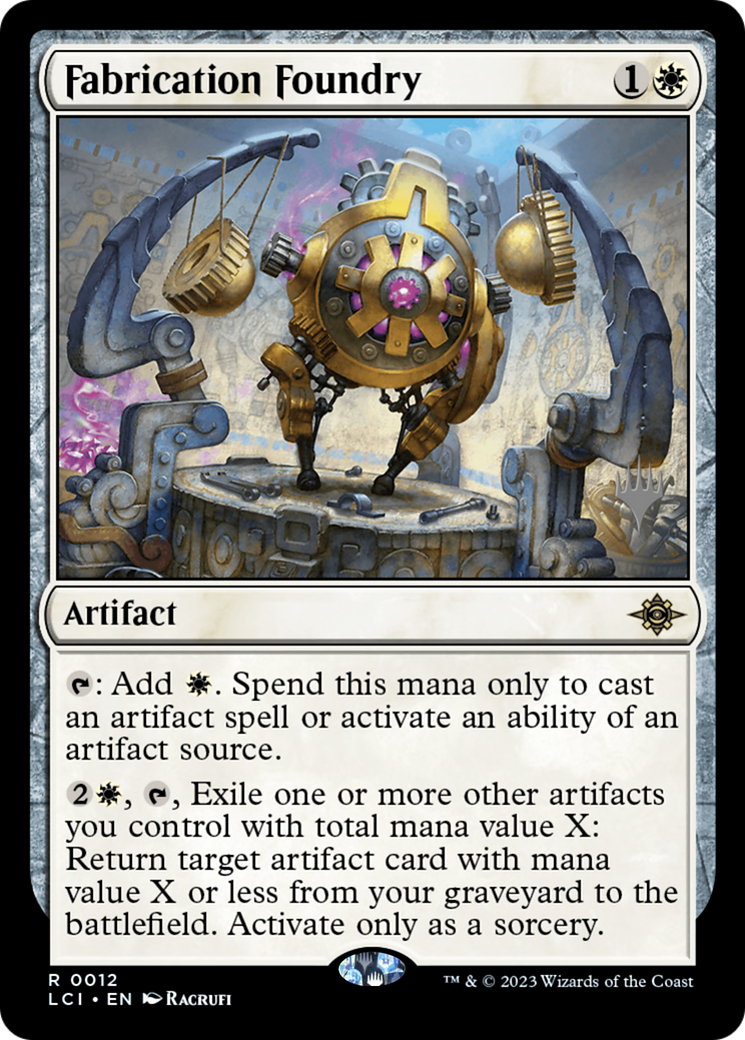 Fabrication Foundry (PPLCI-012) [The Lost Caverns of Ixalan Promos] Foil MTG Single Wizards of the Coast