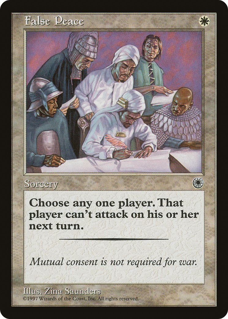 False Peace (POR-) [Misc] Portal MTG Single Wizards of the Coast