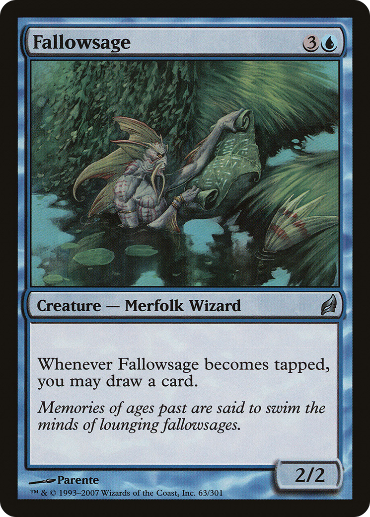 Fallowsage (LRW-063) [Lorwyn] Foil MTG Single Wizards of the Coast