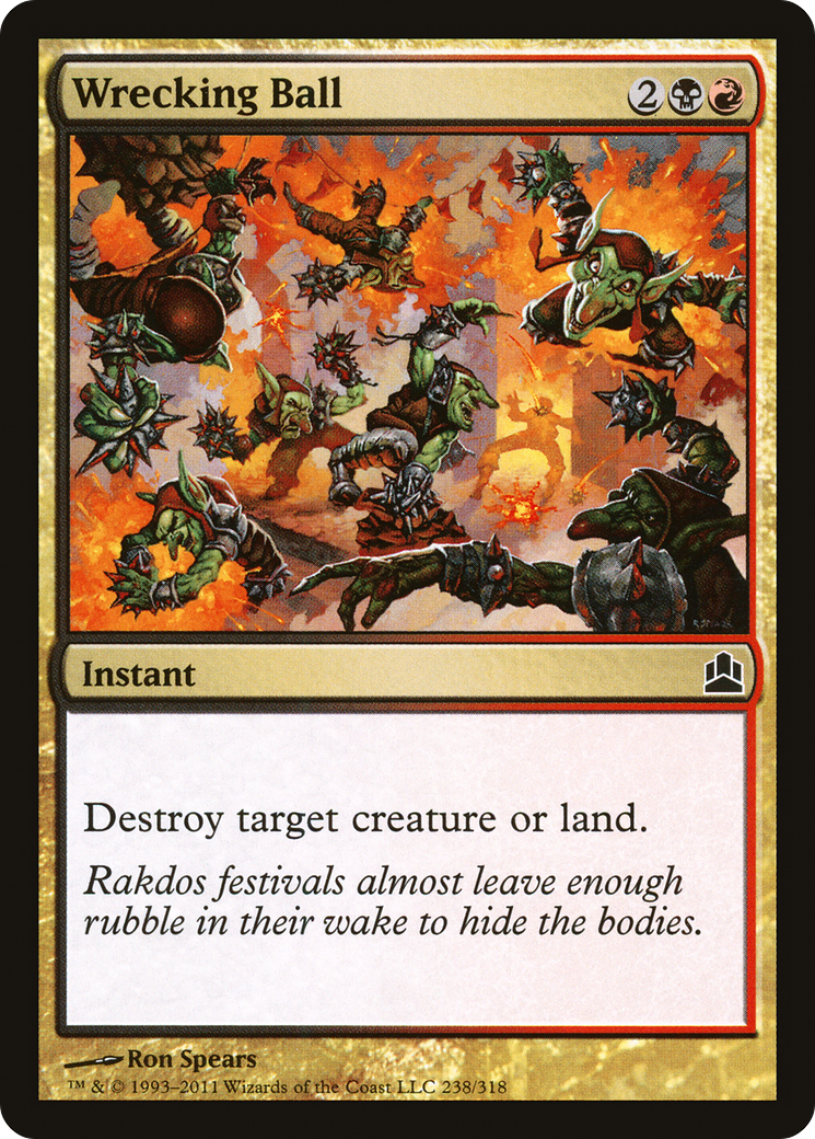 Wrecking Ball (CMD-238) [Commander 2011] MTG Single Wizards of the Coast