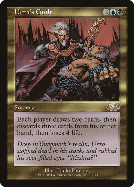 Urza's Guilt (PLS-130) [Planeshift] MTG Single Wizards of the Coast