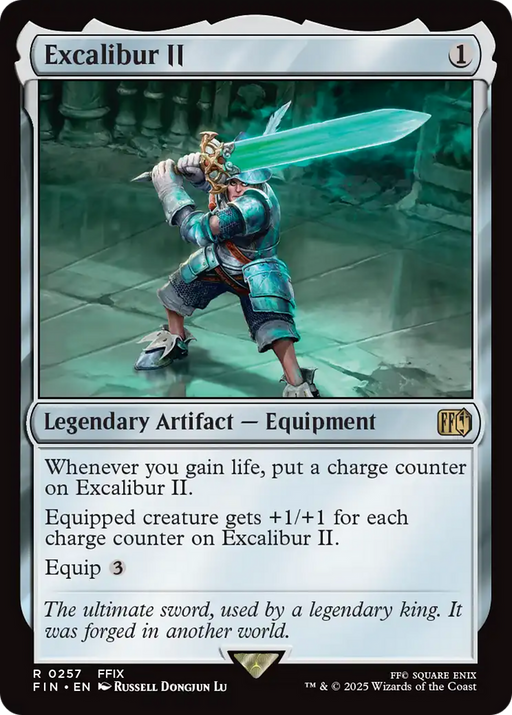 Excalibur II (FIN-257) [FINAL FANTASY] MTG Single Wizards of the Coast