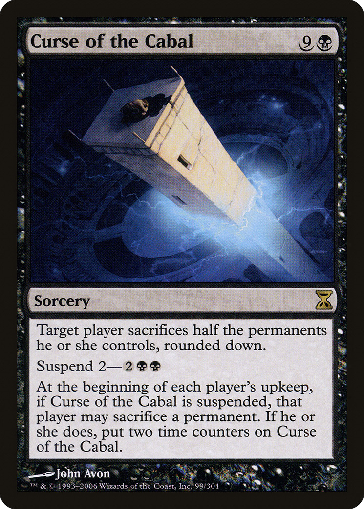 Curse of the Cabal (TSP-099) [Time Spiral] Foil MTG Single Wizards of the Coast