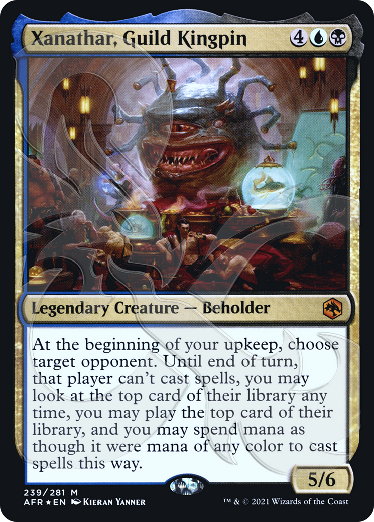 Xanathar, Guild Kingpin (AFR&-239) [Adventures in the Forgotten Realms Promos] Foil MTG Single Wizards of the Coast