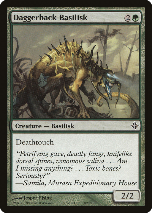 Daggerback Basilisk (ROE-182) [Rise of the Eldrazi] MTG Single Wizards of the Coast