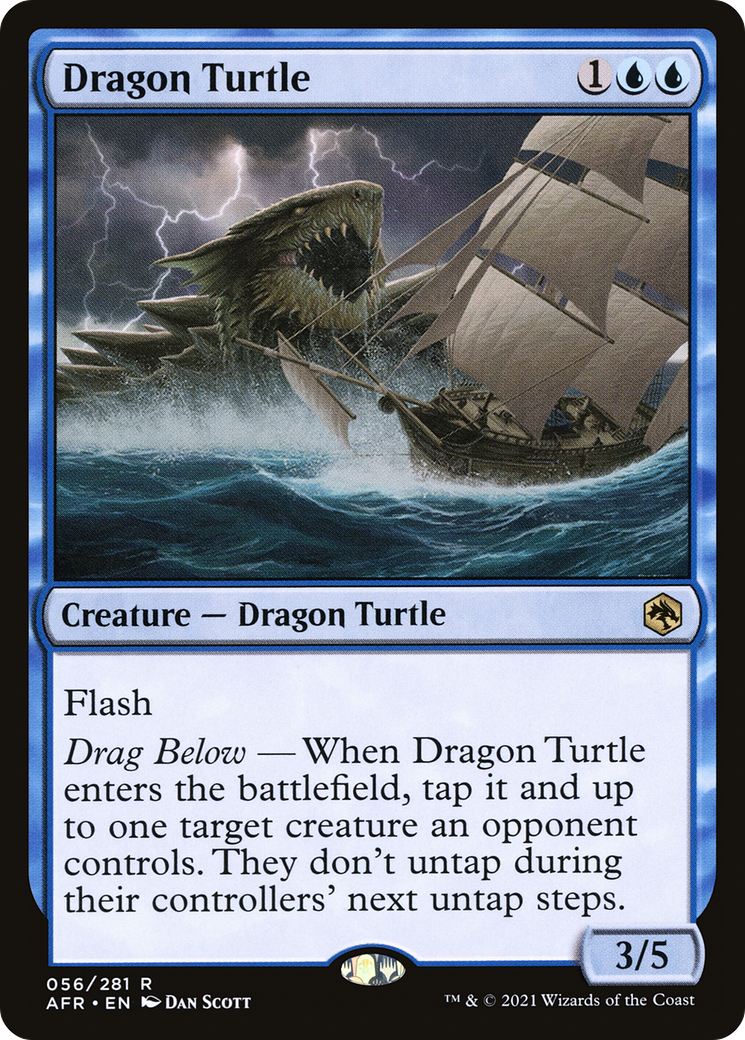 Dragon Turtle (AFR-056) [Adventures in the Forgotten Realms] MTG Single Wizards of the Coast