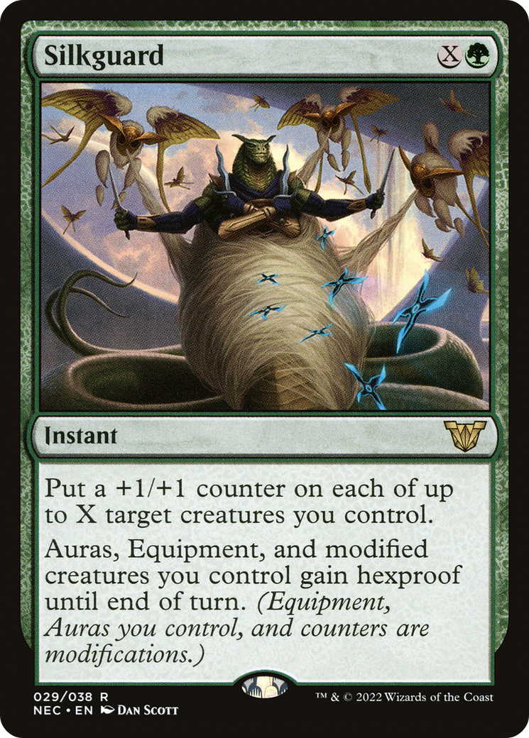 Silkguard (NEC-029) [Neon Dynasty Commander] MTG Single Wizards of the Coast