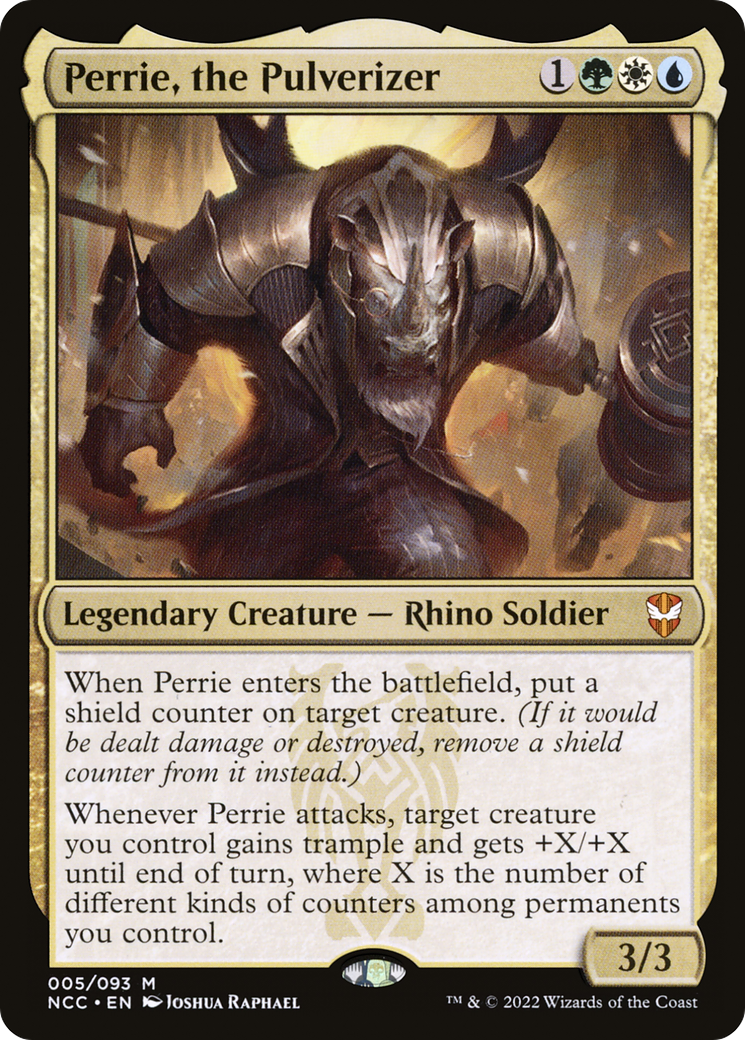 Perrie, the Pulverizer (NCC-005) [New Capenna Commander] MTG Single Wizards of the Coast