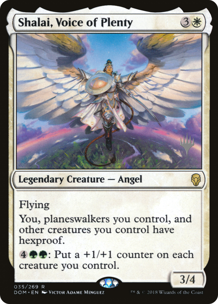 Shalai, Voice of Plenty (PPM20-35P) [Dominaria Promos] Foil MTG Single Wizards of the Coast