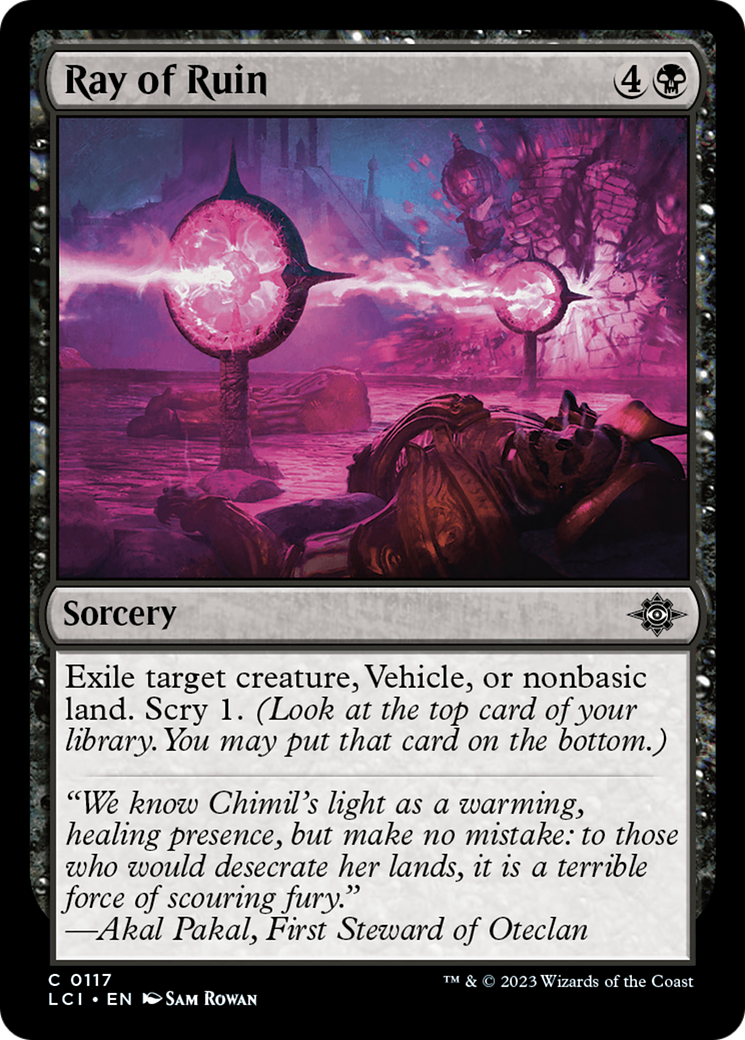Ray of Ruin (LCI-117) [The Lost Caverns of Ixalan] MTG Single Wizards of the Coast