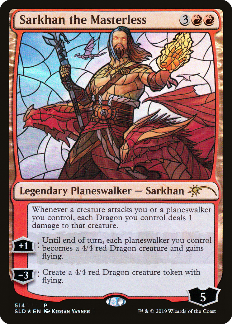 Sarkhan the Masterless (SLD-514) [Secret Lair] Drop Foil MTG Single Wizards of the Coast