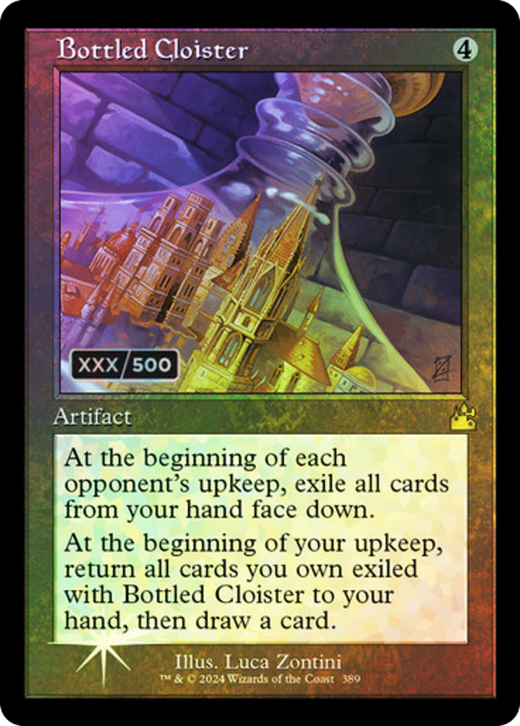 Bottled Cloister (Serial Numbered) (RVR-389) [Ravnica Remastered] Foil MTG Single Wizards of the Coast