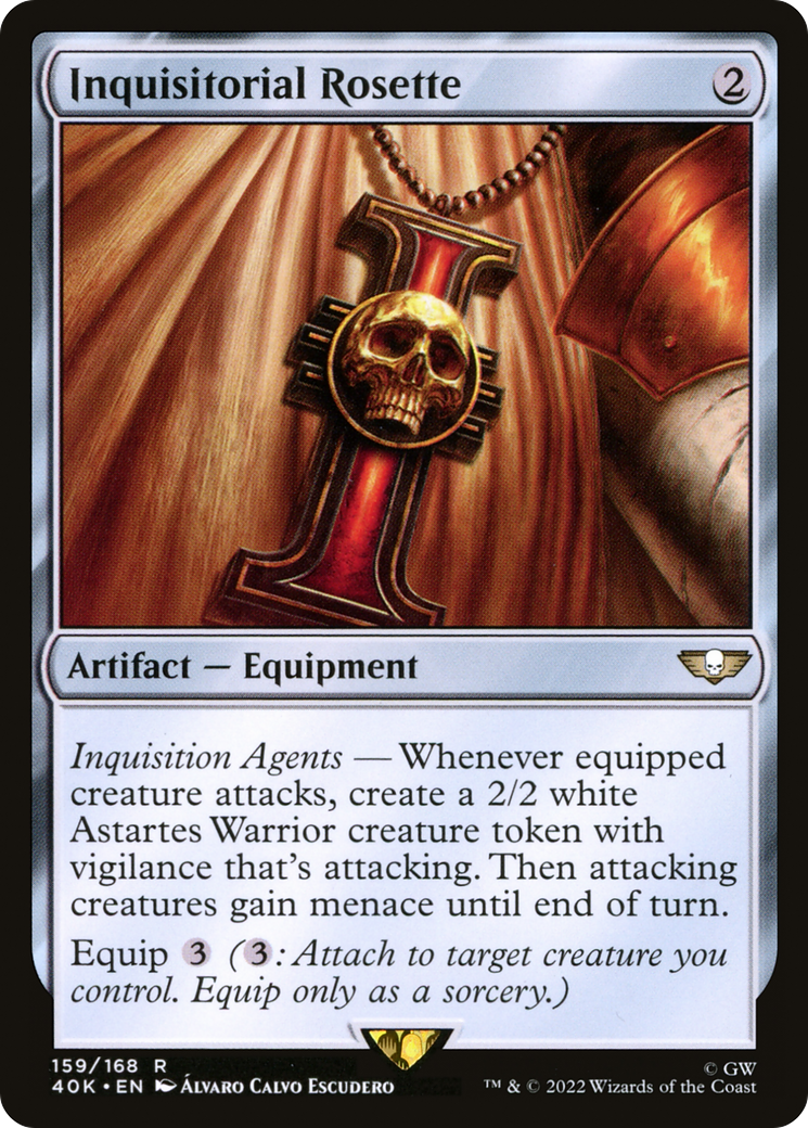 Inquisitorial Rosette (40K-159) [Warhammer 40,000 Commander] MTG Single Wizards of the Coast