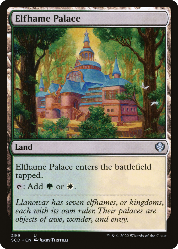 Elfhame Palace (SCD-299) [Starter Commander Decks] MTG Single Wizards of the Coast