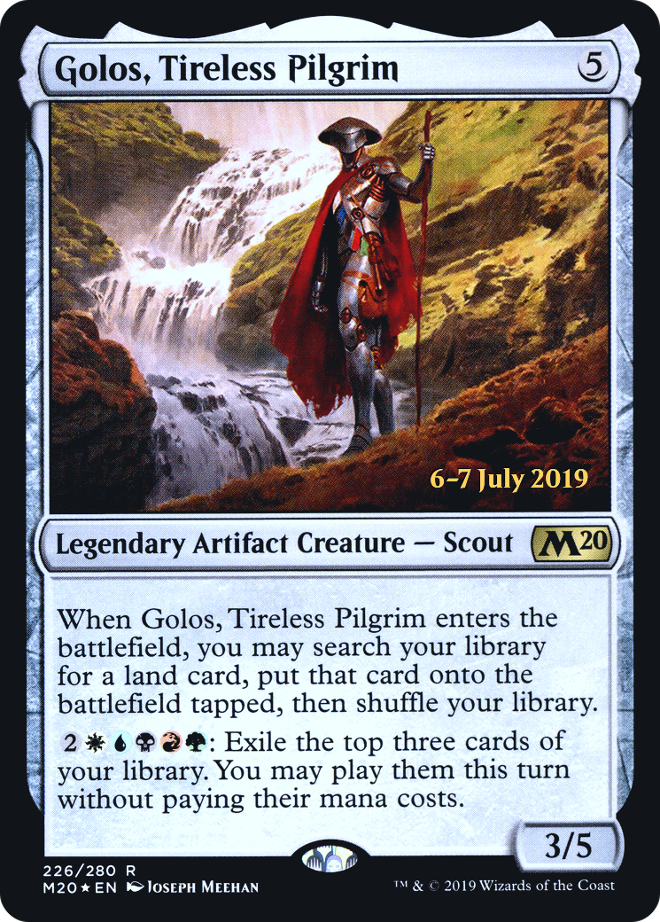 Golos, Tireless Pilgrim (PRE-226) [Core Set 2020 Promos] Foil MTG Single Wizards of the Coast