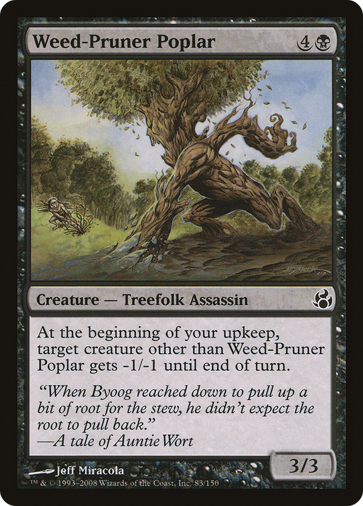 Weed-Pruner Poplar (MOR-083) [Morningtide] MTG Single Wizards of the Coast
