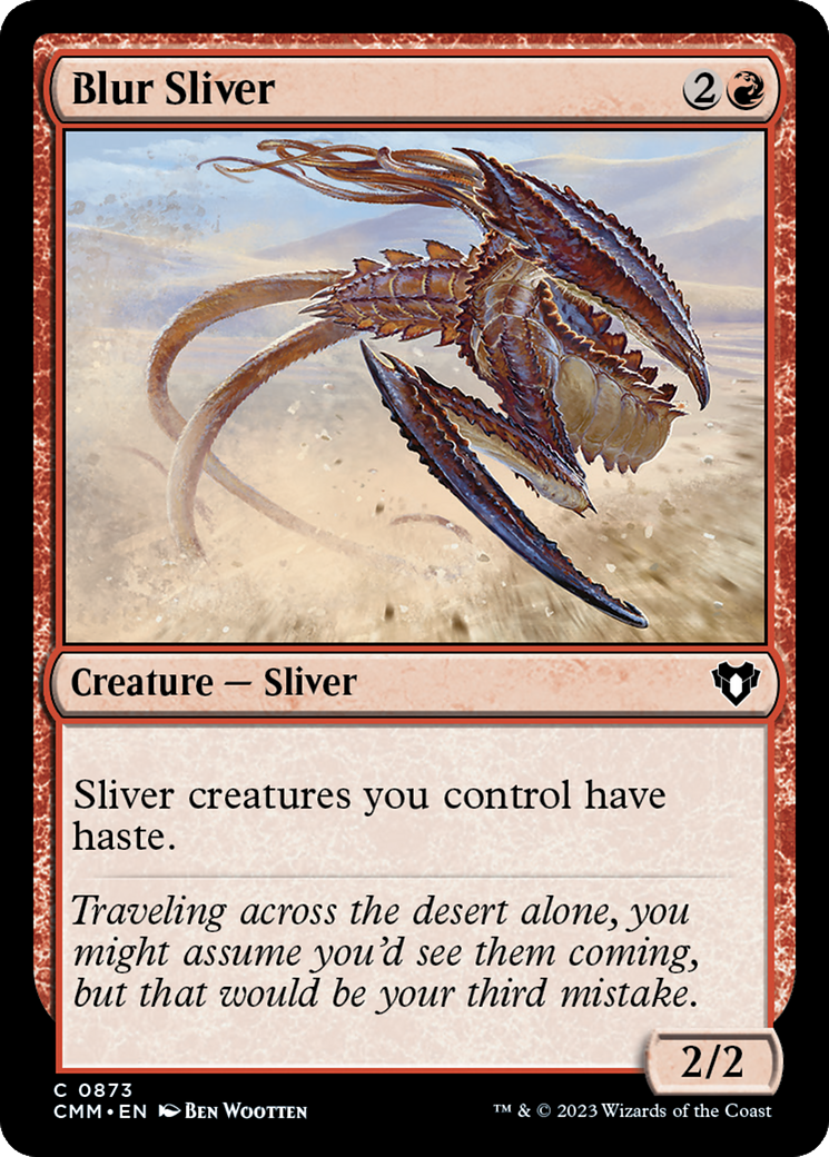 Blur Sliver (CMM-873) [Commander Masters] MTG Single Wizards of the Coast