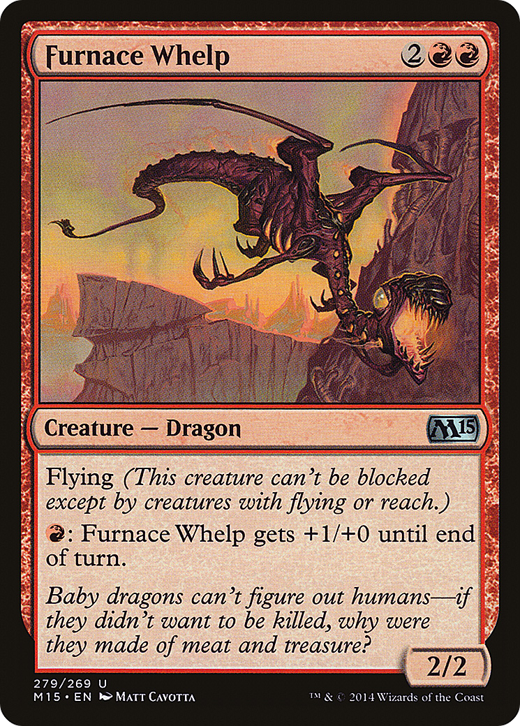 Furnace Whelp (M15-279) [Magic 2015] Foil MTG Single Wizards of the Coast