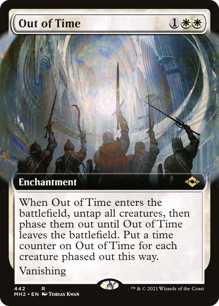 Out of Time (MH2-442) [Modern Horizons 2] (Extended Art) MTG Single Modern Horizons 2