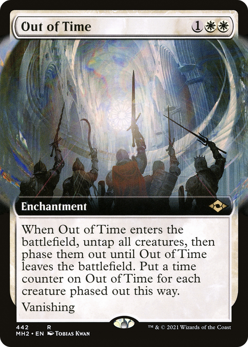 Out of Time (MH2-442) [Modern Horizons 2] (Extended Art) MTG Single Modern Horizons 2