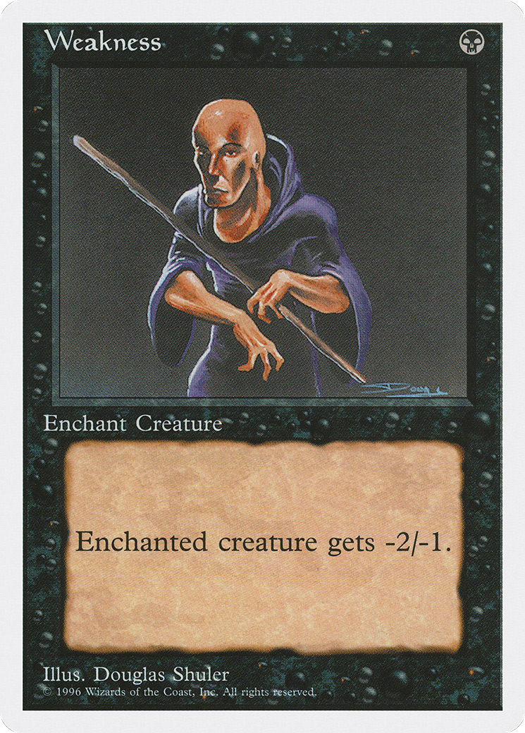Weakness (2PS-029) [Misc] Introductory Two-Player Set MTG Single Wizards of the Coast