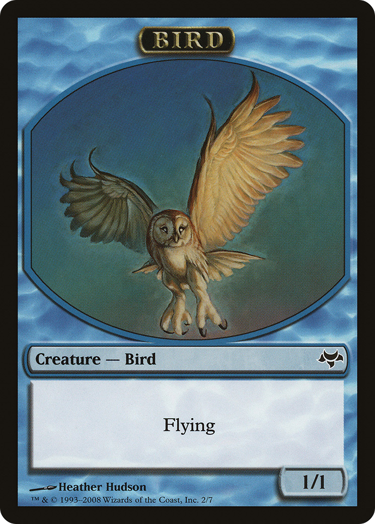 Bird Token (EVE-002) [Tokens] Eventide Tokens MTG Single Wizards of the Coast