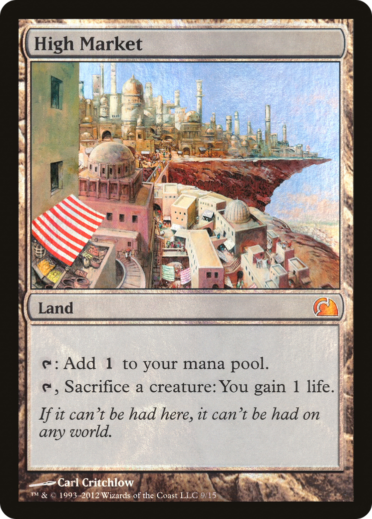 High Market (V12-009) [Misc] From the Vault: Realms Foil MTG Single Wizards of the Coast