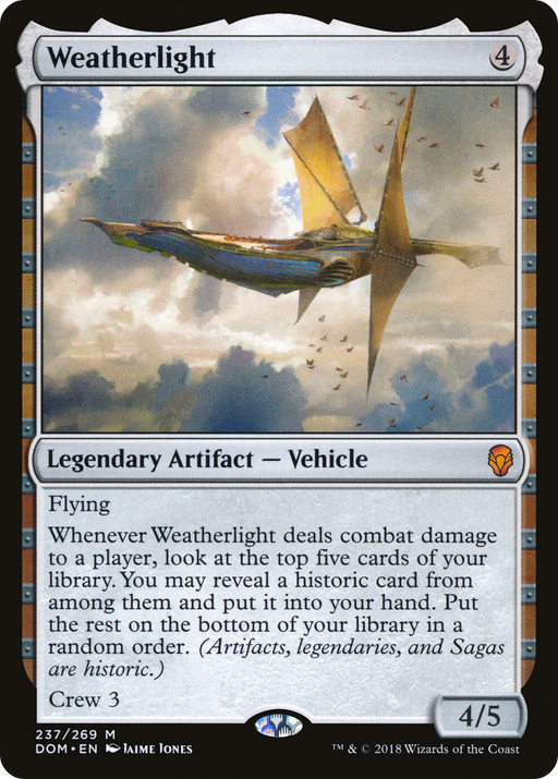 Weatherlight (DOM-237) [Dominaria] Foil MTG Single Wizards of the Coast