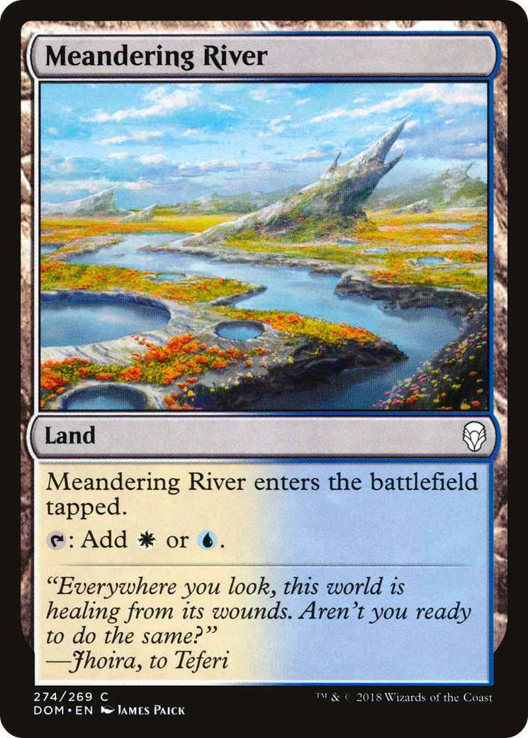 Meandering River (DOM-274) [Dominaria] MTG Single Wizards of the Coast