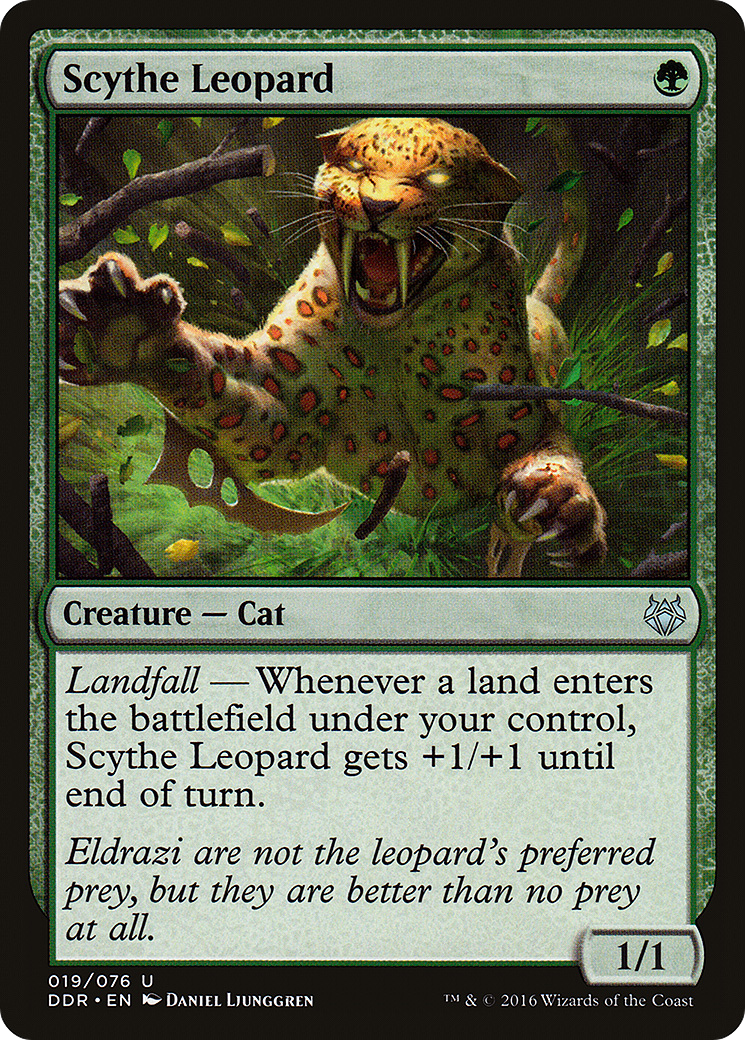 Scythe Leopard (DDR-019) [Misc] Duel Decks: Nissa vs. Ob Nixilis MTG Single Wizards of the Coast