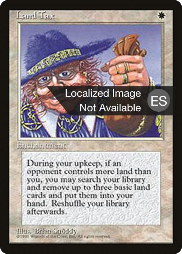 Land Tax (4BB-034) [Fourth Edition Foreign Black Border] MTG Single Wizards of the Coast