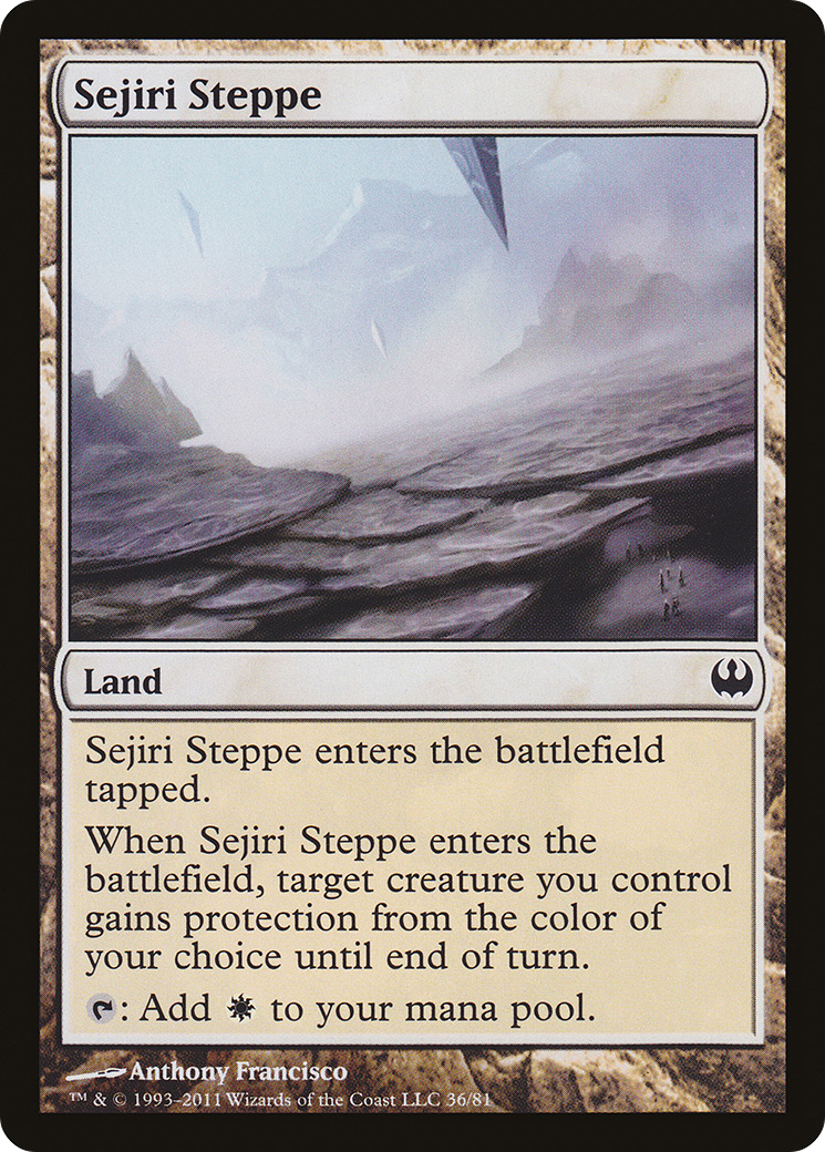 Sejiri Steppe (DDG-036) [Misc] Duel Decks: Knights vs. Dragons MTG Single Wizards of the Coast