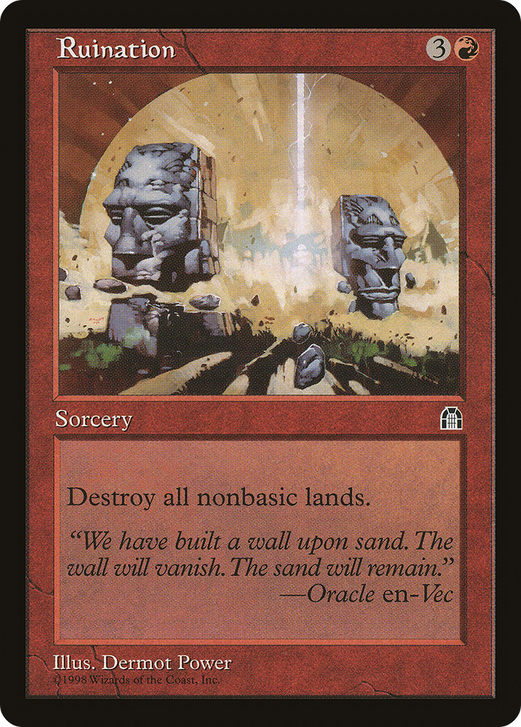 Ruination (STH-095) [Stronghold] MTG Single Wizards of the Coast