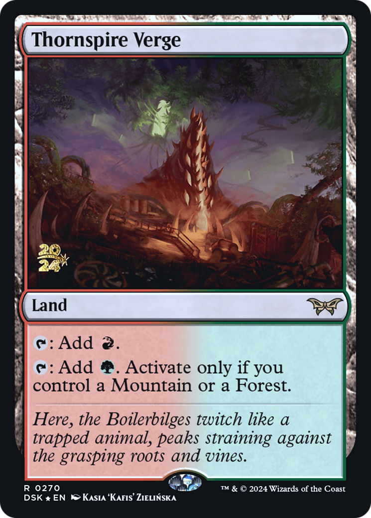 Thornspire Verge (PRE-270) [Duskmourn: House of Horror Promos] Foil MTG Single Wizards of the Coast