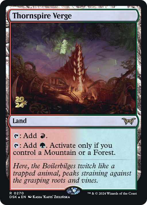 Thornspire Verge (PRE-270) [Duskmourn: House of Horror Promos] Foil MTG Single Wizards of the Coast