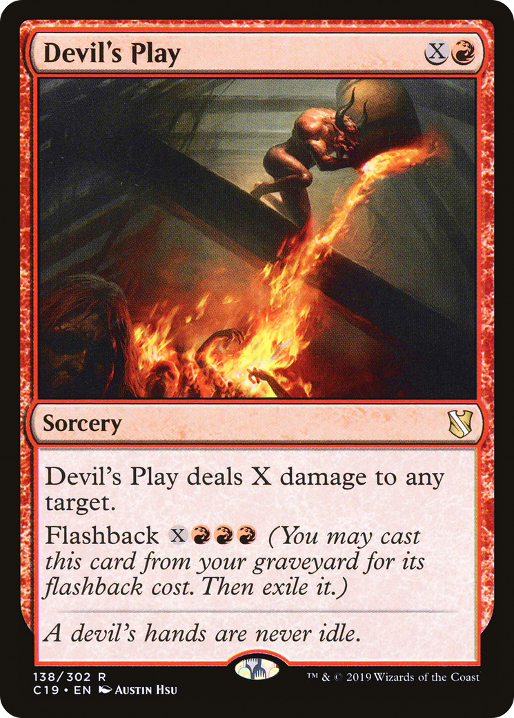 Devil's Play (C19-138) [Commander 2019] MTG Single Wizards of the Coast