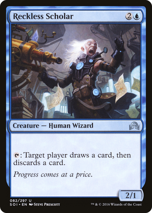 Reckless Scholar (SOI-082) [Shadows over Innistrad] MTG Single Wizards of the Coast