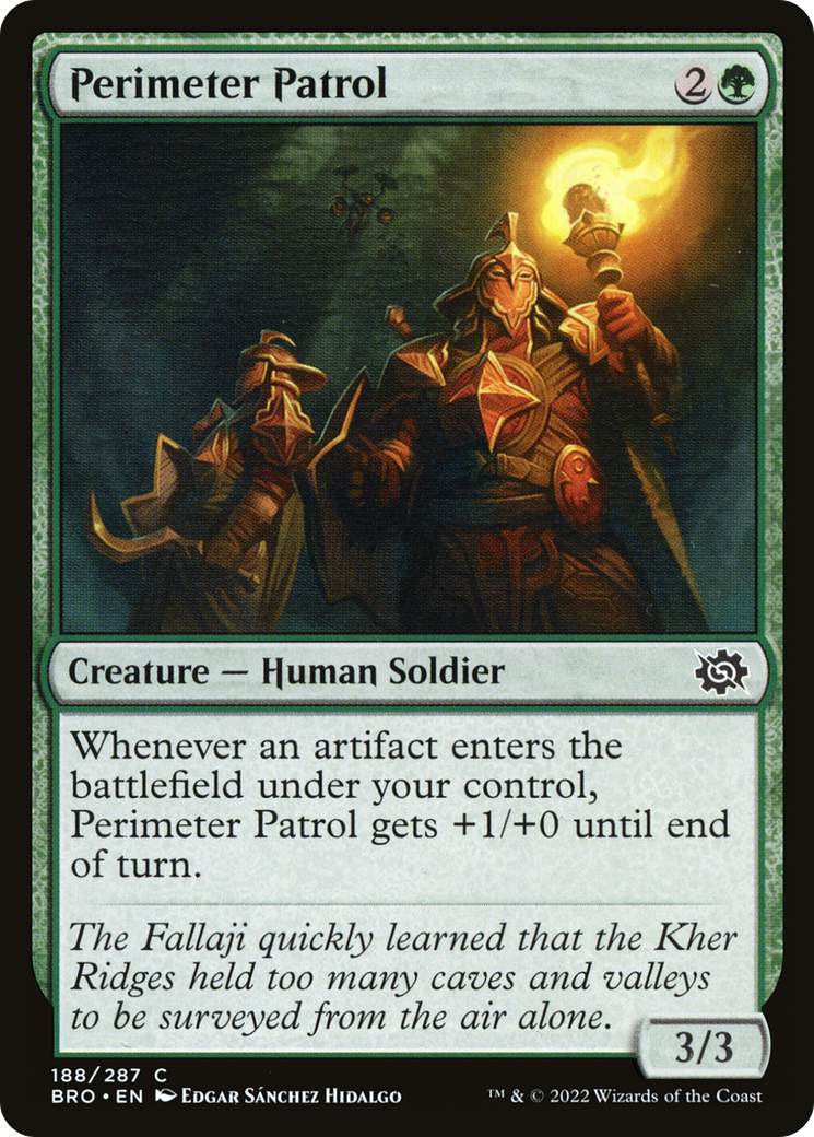Perimeter Patrol (BRO-188) [The Brothers' War] Foil MTG Single Wizards of the Coast